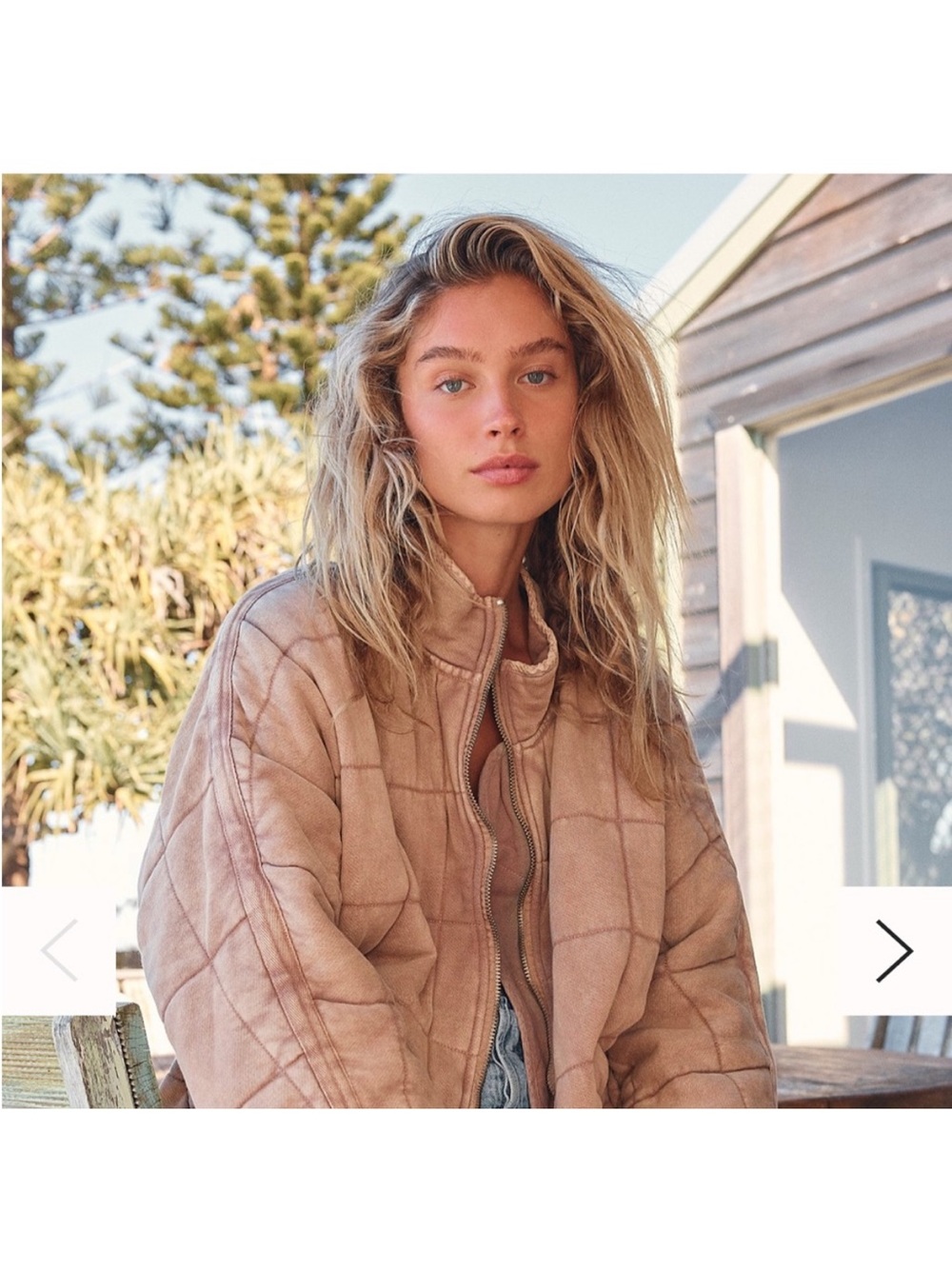Free People Dolman Quilted Knit Jacket